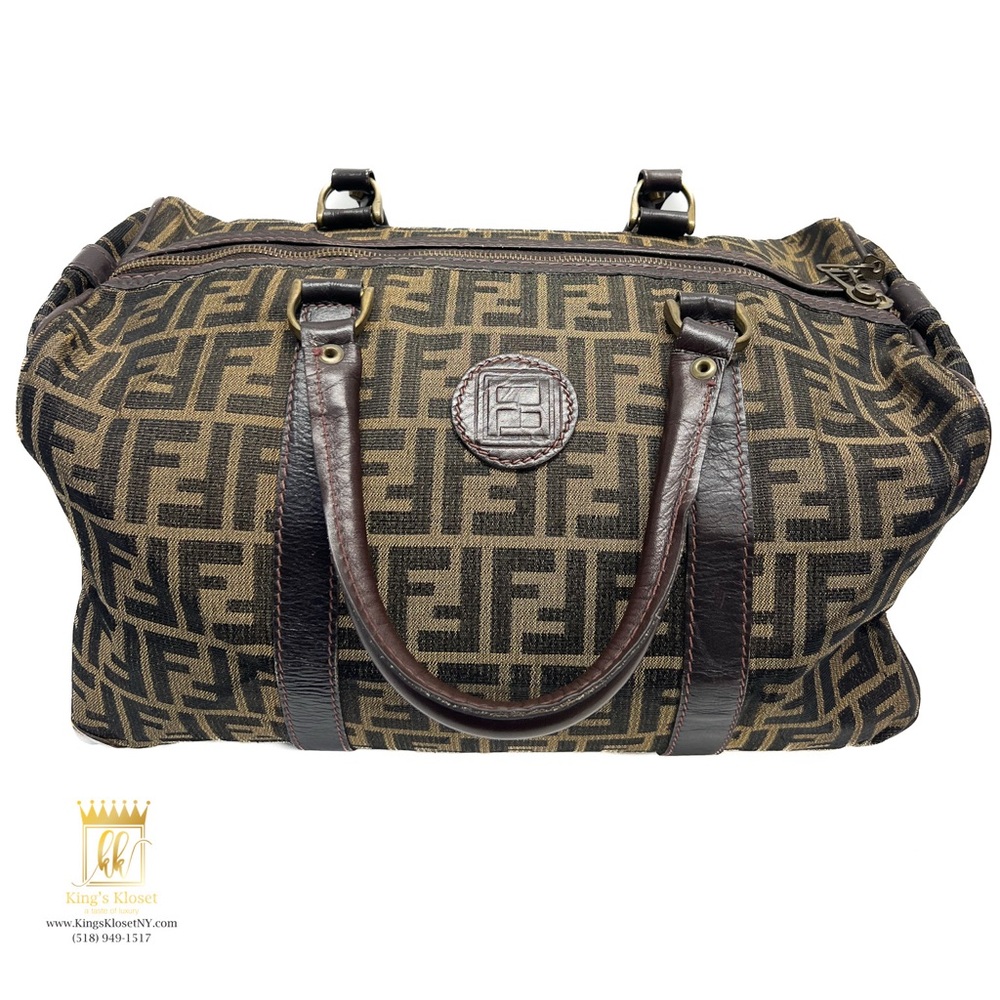 Fendi Zucca vintage duffle bag